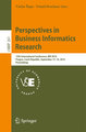 Perspectives in Business Informatics Research