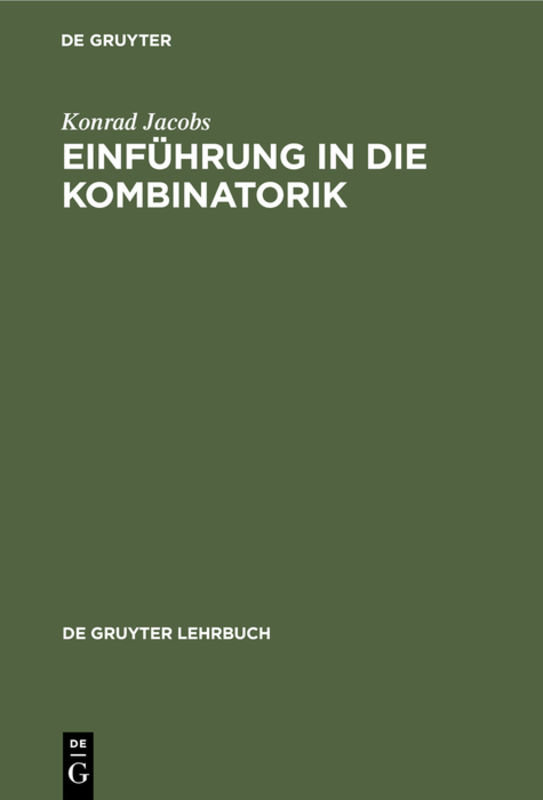 Einführung in die Kombinatorik