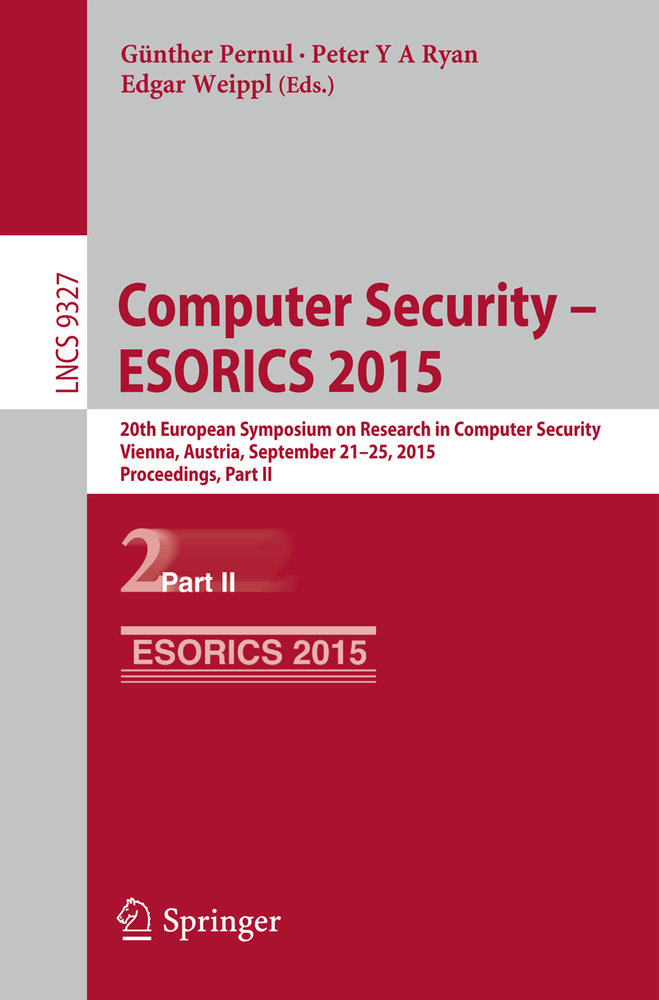 Computer Security -- ESORICS 2015