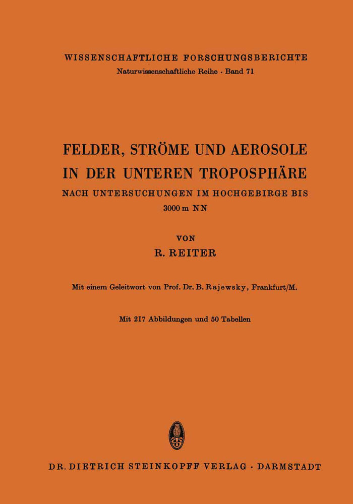 Felder, Ströme und Aerosole in der Unteren Troposphäre