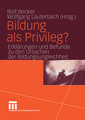 Bildung als Privileg?