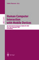 Human Computer Interaction with Mobile Devices