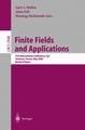 Finite Fields and Applications