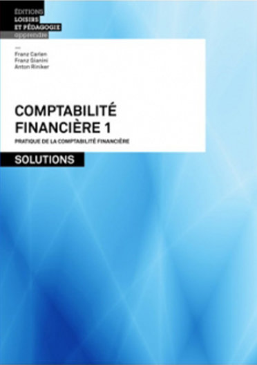 Comptabilité financière 1