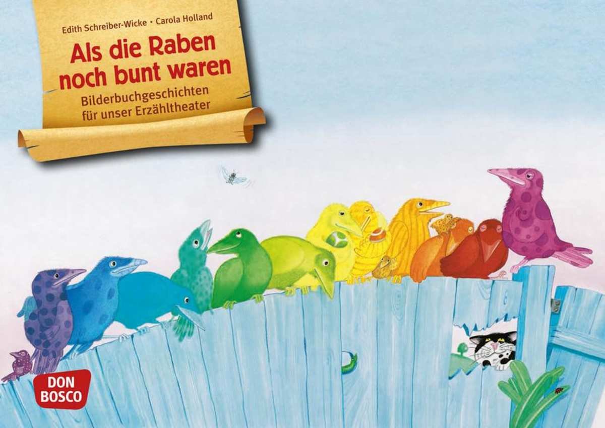 Als die Raben noch bunt waren. Kamishibai Bildkartenset