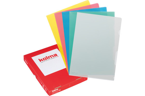 KOLMA Sichtmappen Superstrong A4 59.433.19 assortiert 10 Stück