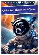 Chihuahua Adventure in Space (Wall Calendar 2025 DIN A4 portrait), CALVENDO 12 Month Wall Calendar