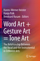 Word Art + Gesture Art = Tone Art