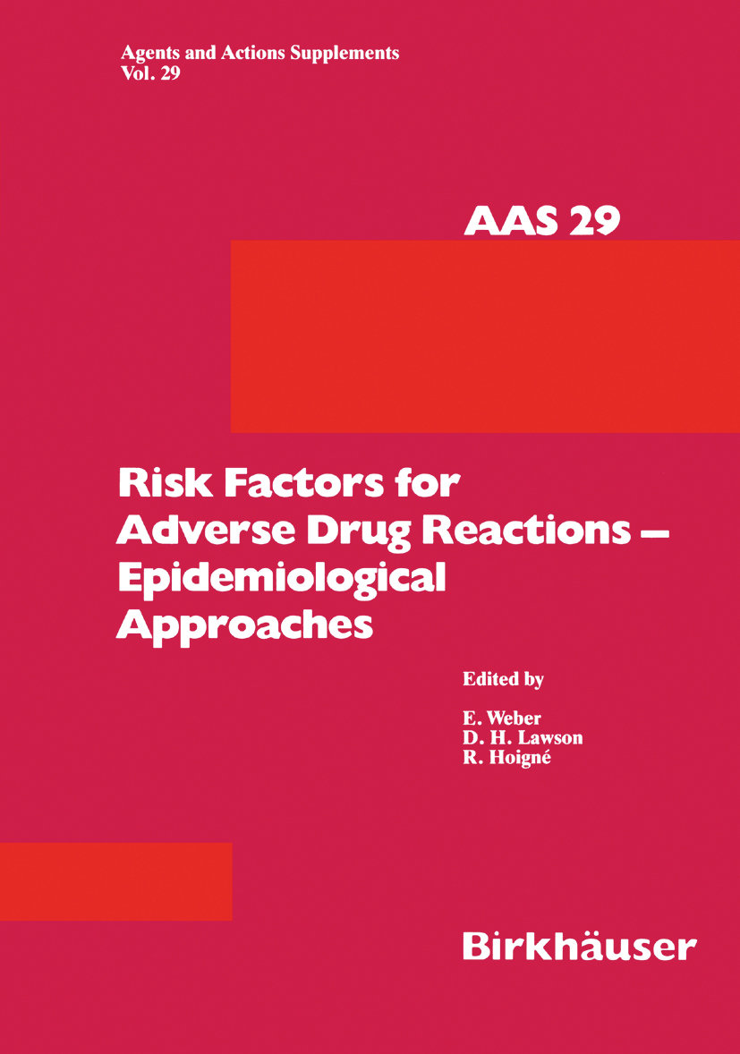 Risk Factors for Adverse Drug Reactions ¿ Epidemiological Approaches