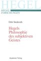 Hegels Philosophie des subjektiven Geistes