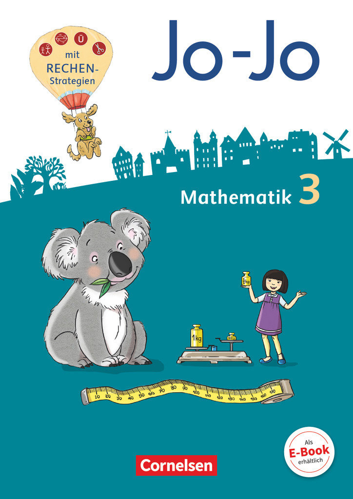 Jo-Jo Mathematik, Allgemeine Ausgabe 2018, 3. Schuljahr, Schulbuch mit Kartonbeilagen und Lernspurenheft, Mit BuchTaucher-App