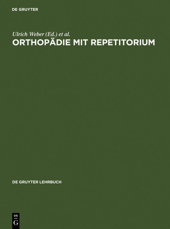 Orthopädie mit Repetitorium