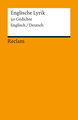 Englische Lyrik. 50 Gedichte. Englisch/Deutsch