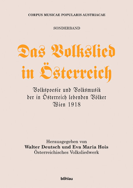 Das Volkslied in Österreich