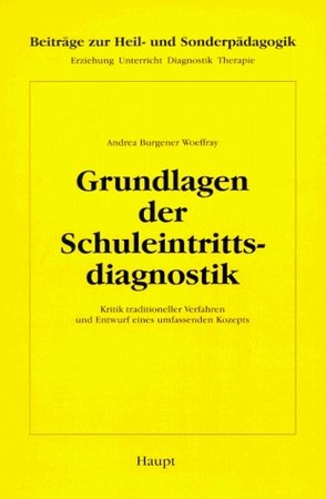 Grundlagen der Schuleintrittsdiagnostik