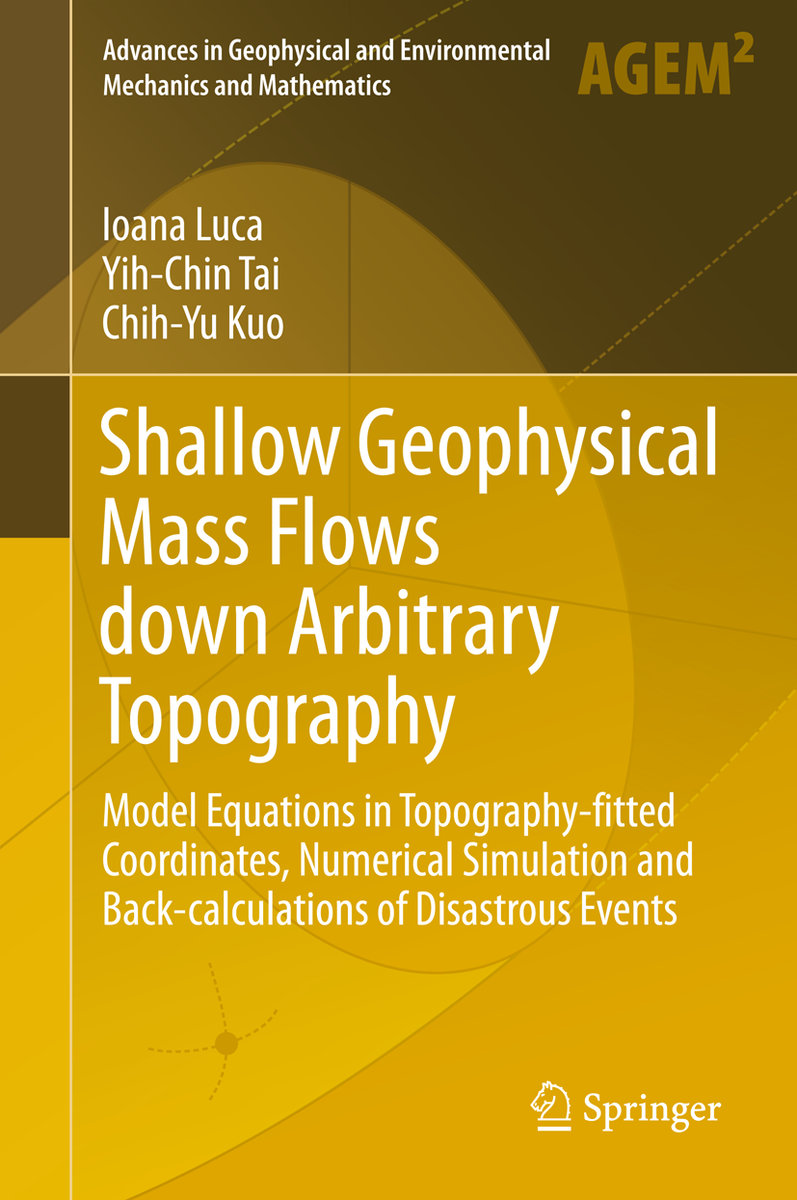 Shallow Geophysical Mass Flows Down Arbitrary Topography