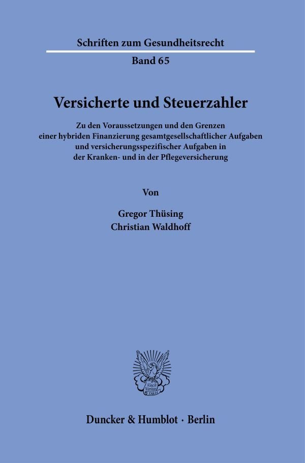 Versicherte und Steuerzahler