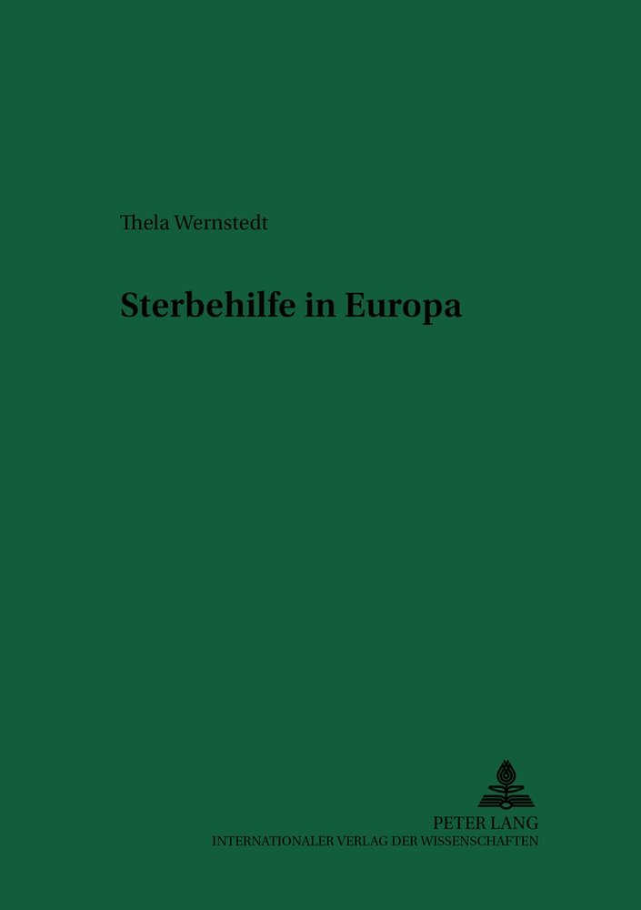 Sterbehilfe in Europa