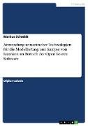 Anwendung semantischer Technologien für die Modellierung und Analyse von Lizenzen im Bereich der Open Source Software