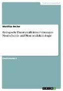 Biologische Theorien affektiver Störungen: Neurochemie und Neuroendokrinologie