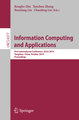 Information Computing and Applications