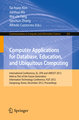 Computer Applications for Database, Education and Ubiquitous Computing