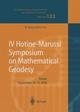 IV Hotine-Marussi Symposium on Mathematical Geodesy