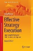 Effective Strategy Execution