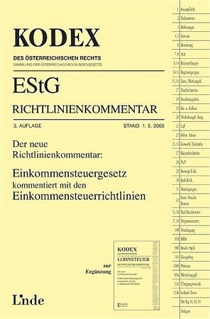 Kodex EStG Richtlinienkommentar - Kodex EStG Richtlinienkommentar