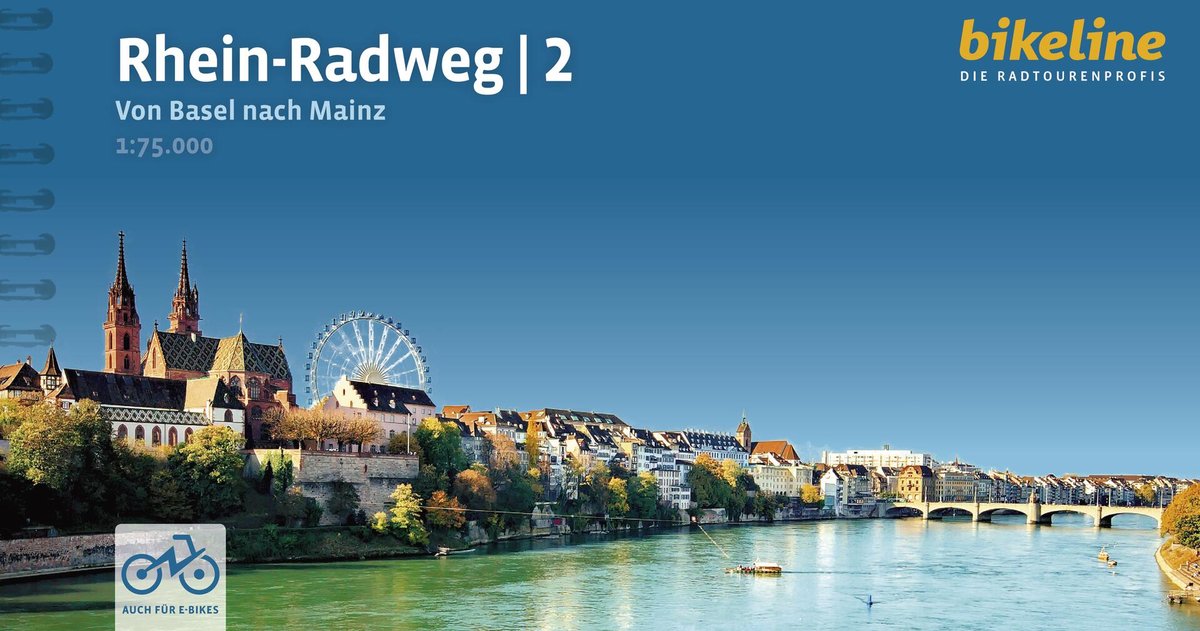 Rhein-Radweg / Rhein-Radweg Teil 2. 1:75'000