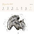 Hannah Dale: Happy Animals Premium-Postkartenkalender 2025