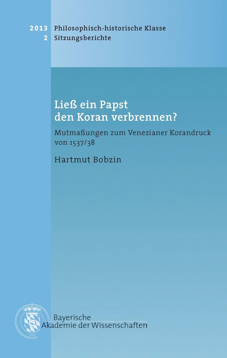 Ließ ein Papst den Koran verbrennen?