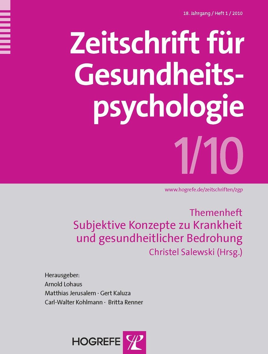 Zeitschrift für Gesundheitspsychologie