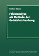 Fehleranalyse als Methode der Gedächtnisforschung