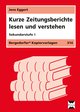 Kurze Zeitungsberichte lesen und verstehen