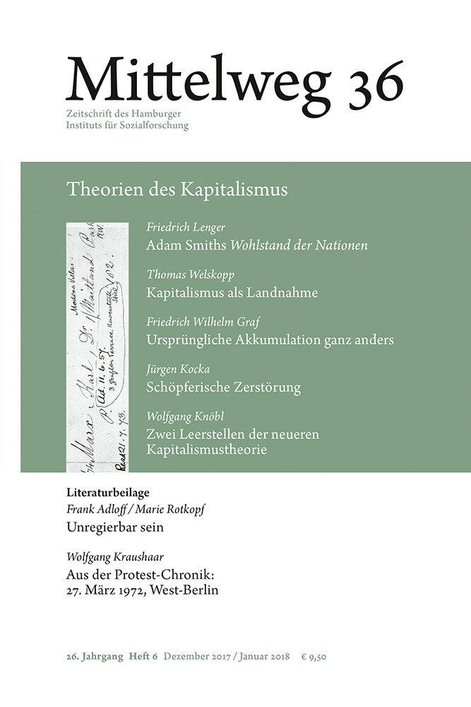 Theorien des Kapitalismus