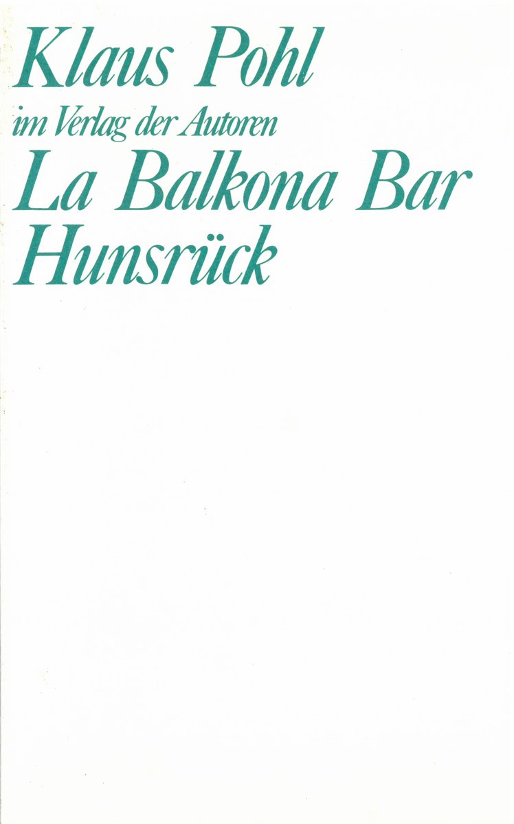 La Balkona Bar / Hunsrück