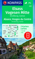 KOMPASS Wanderkarten-Set 2221 Elsass, Vogesen Mitte, Alsace, Vosges du Centre (2 Karten) 1:50.000. 1:50'000