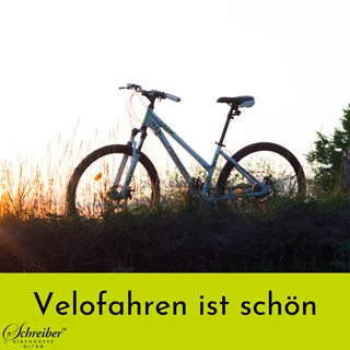 Velofahren ist schön