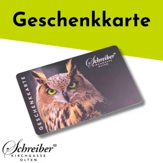 Schreiber Geschenkkarte